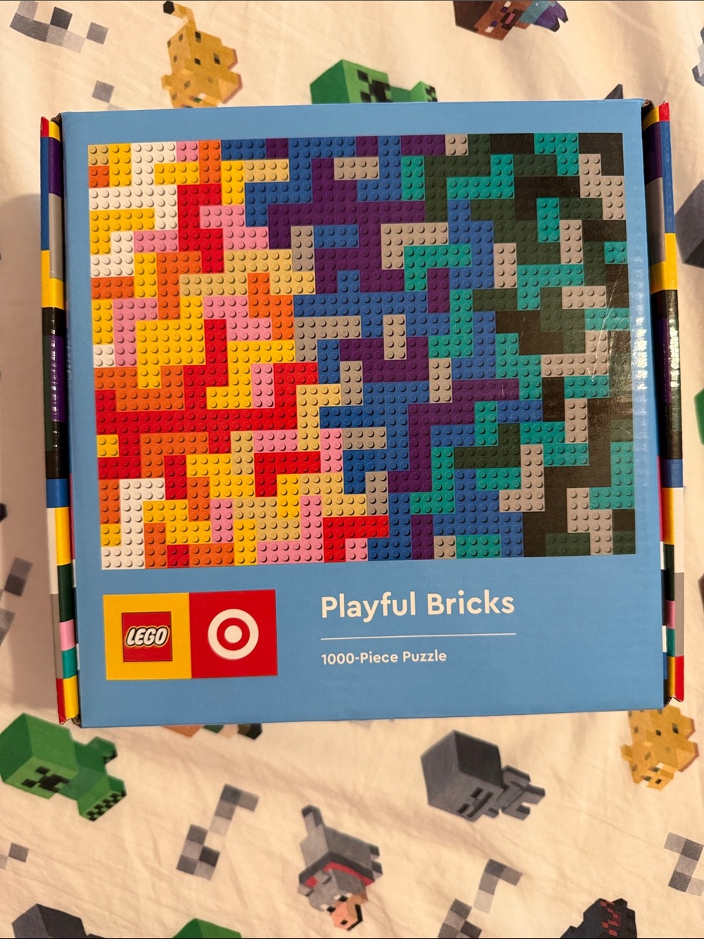 NEW official Target x Lego 1000 Piece Jigsaw Puzzle Playful Bricks
